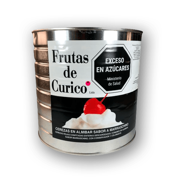 Cerezas en almíbar curico - lata 3.25 kg