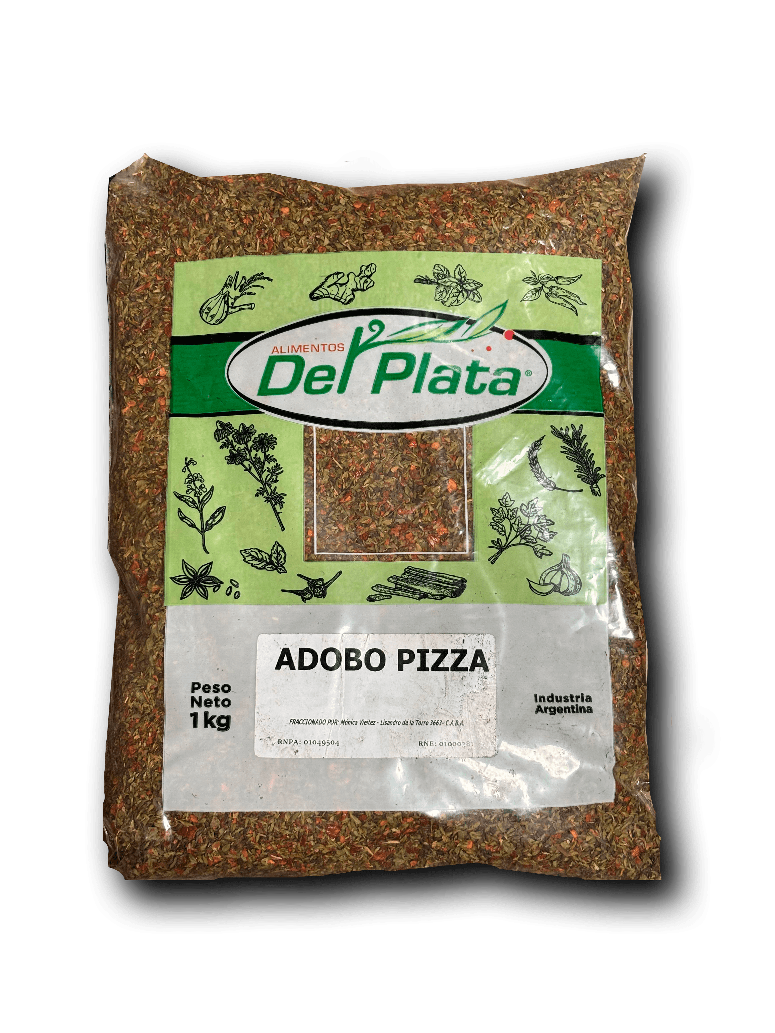 Adobo para pizza - bolsa 1 kg