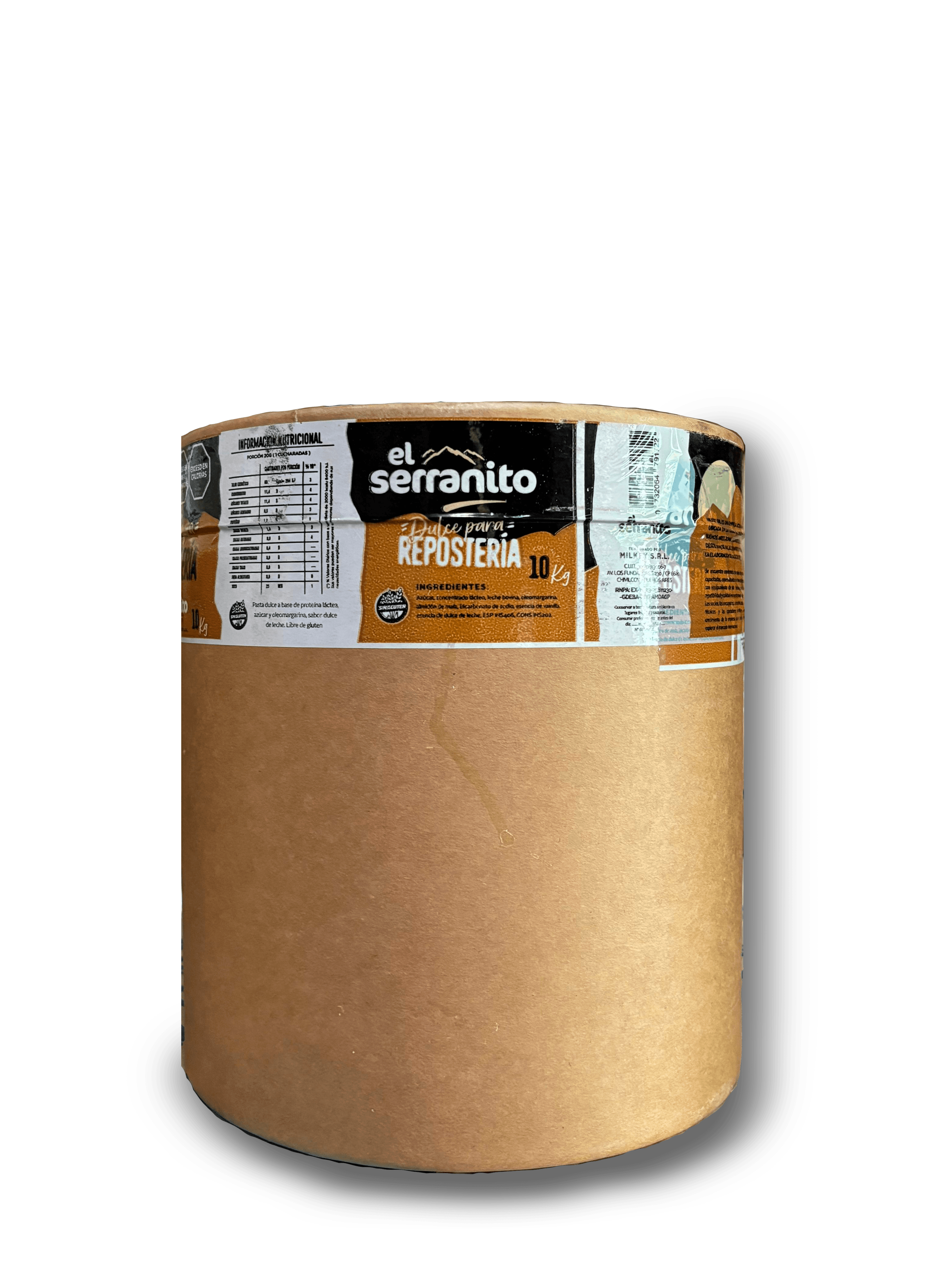 Dulce de leche repostero el serranito - pote 10 kg