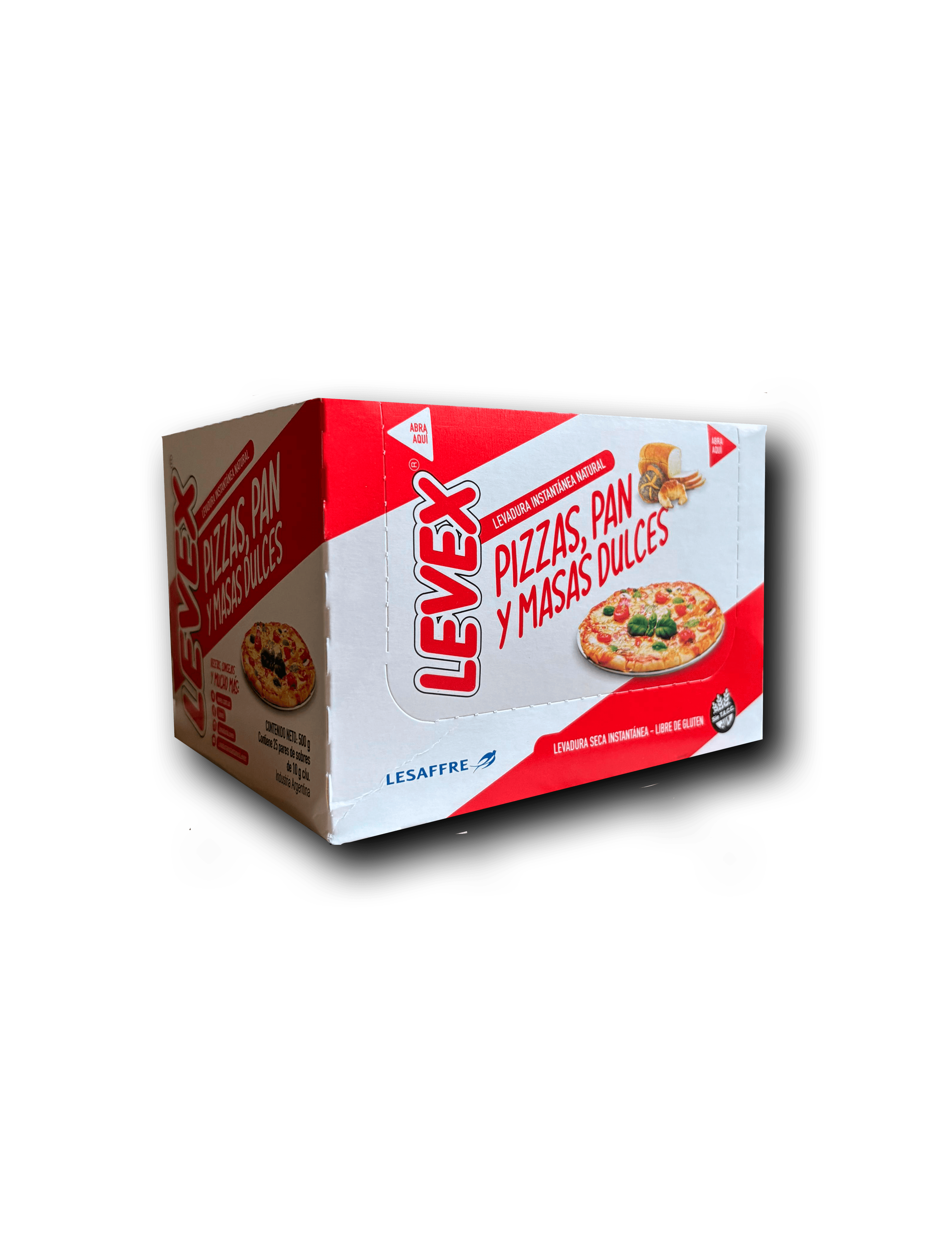 Levadura en polvo levex - display 25 sobres x 20 s