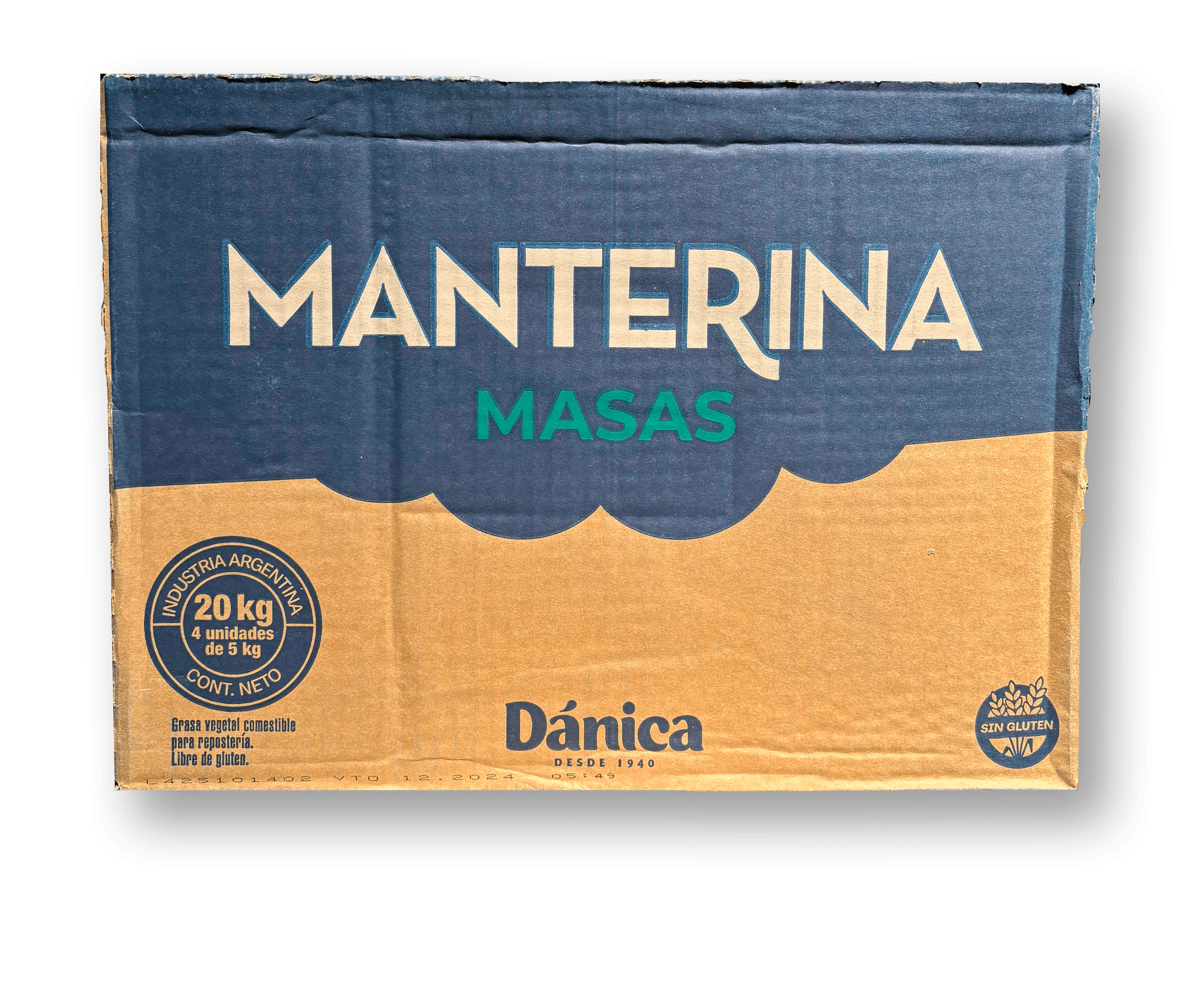 Manterina masas - caja 20 kg