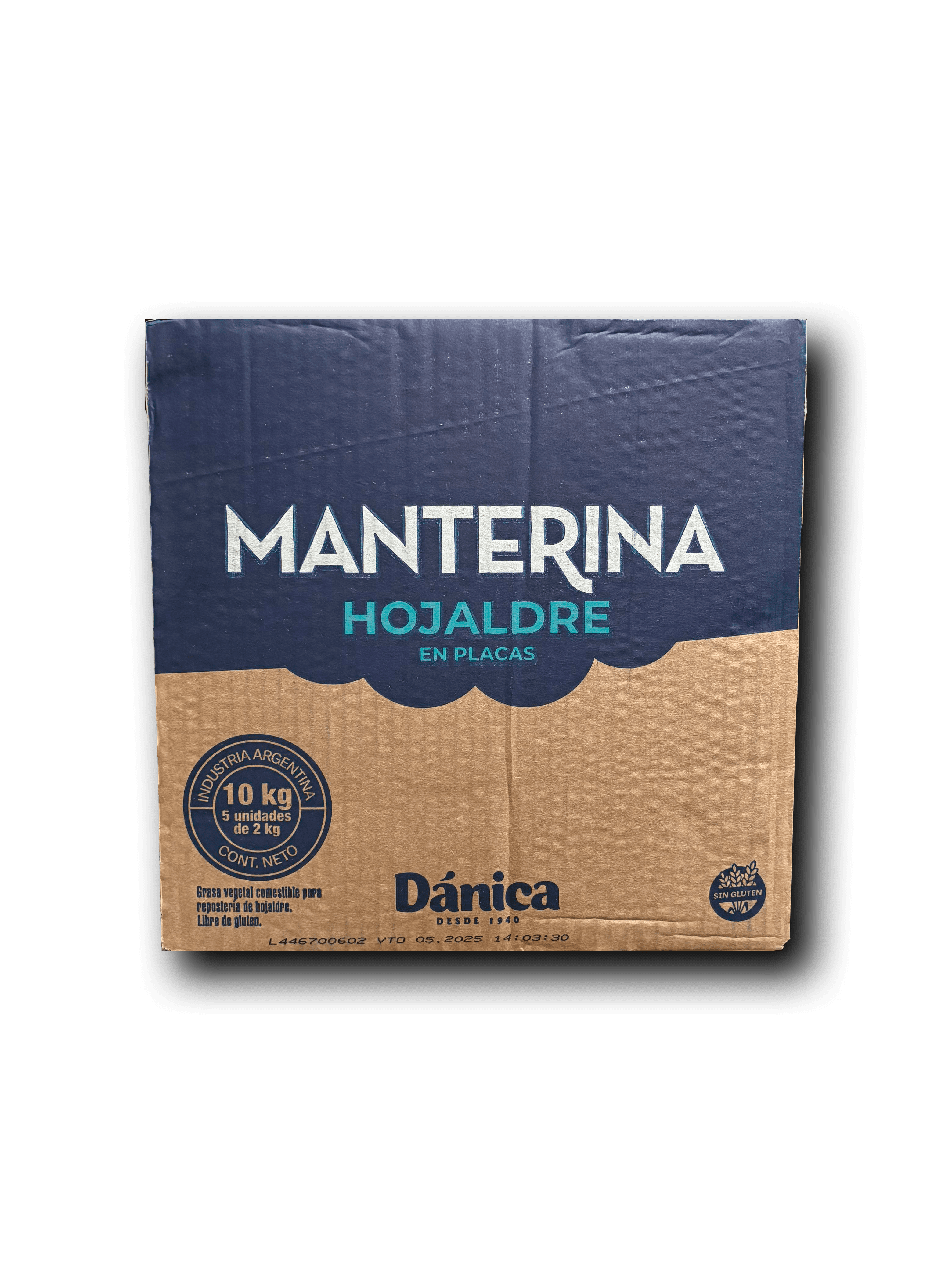 Manterina hojaldre - caja 10 kg