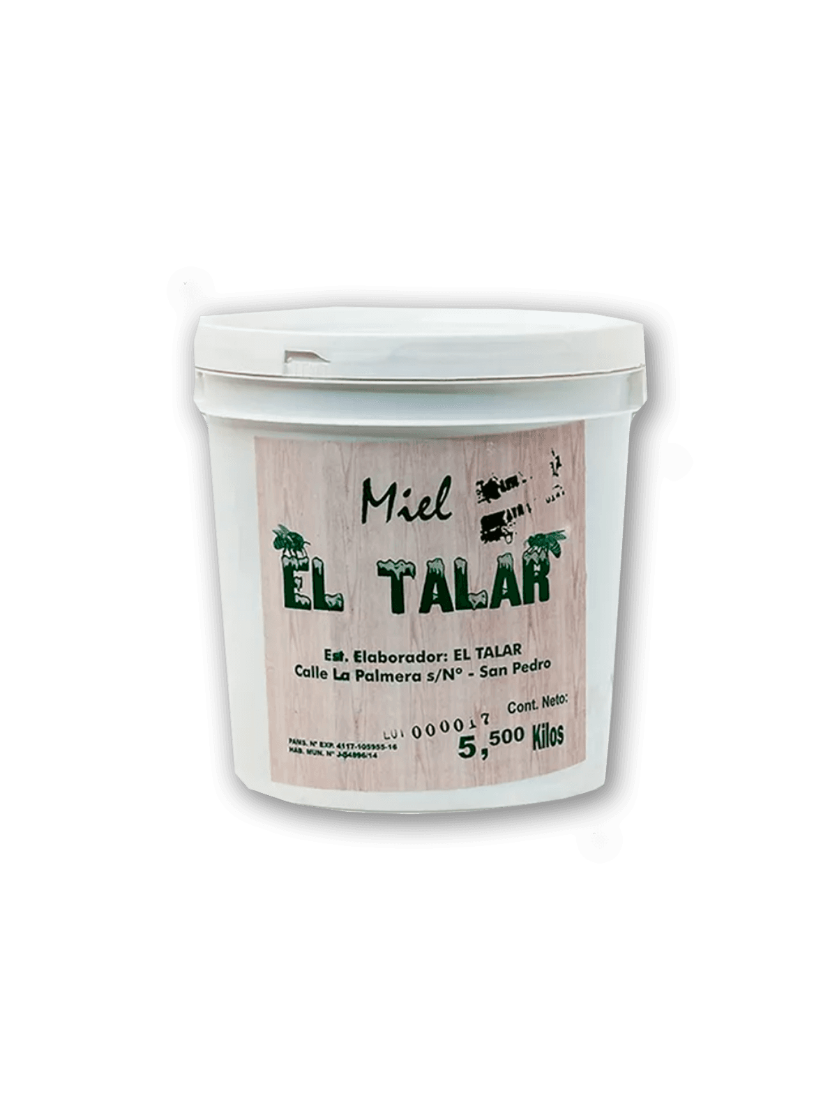 Miel el talar - balde 5.5 kg