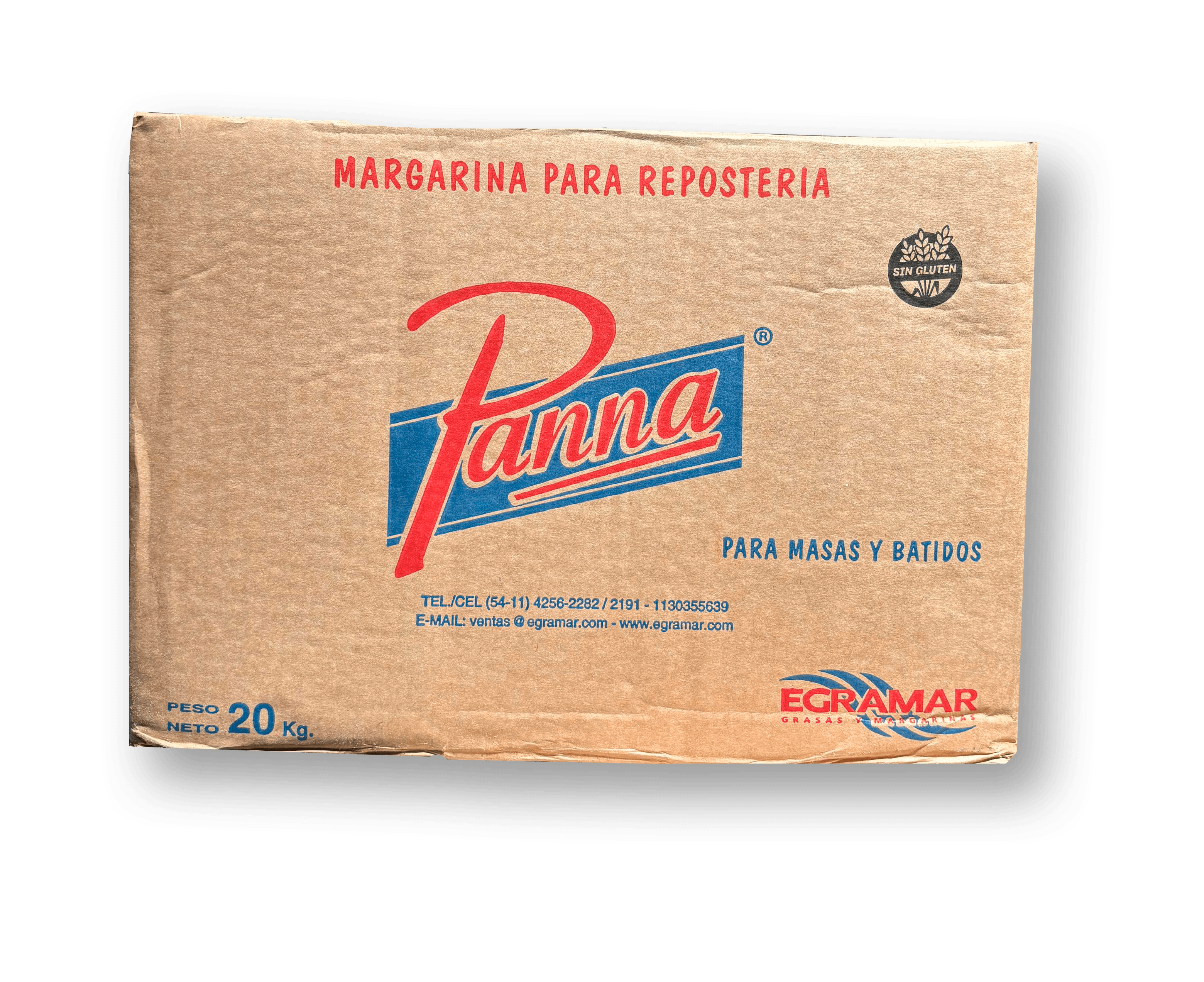 Panna para masas y batido - caja 20 kg