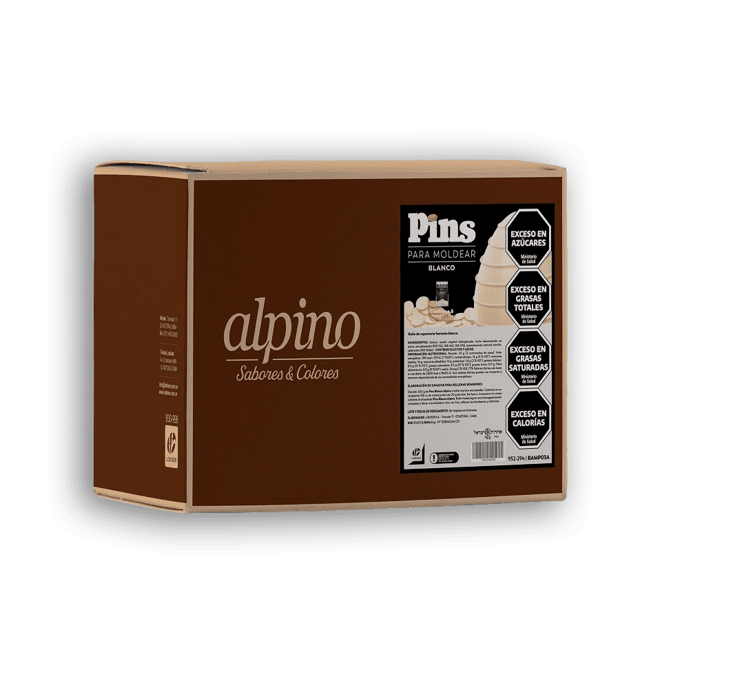Pins blancos (cód. bam03p) alpino - caja 6 kg