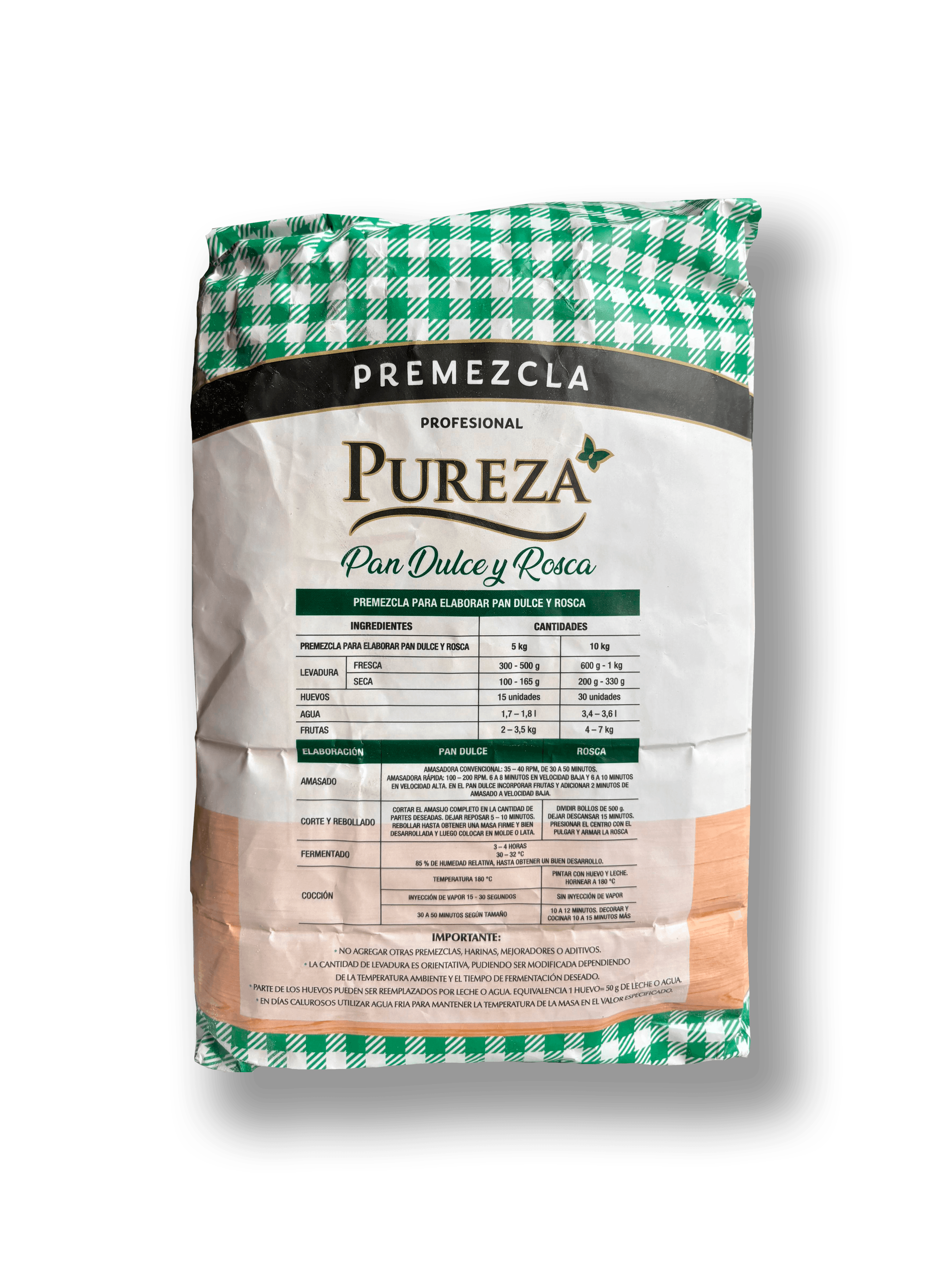 Premezcla pan dulce pureza - bolsa 25 kg