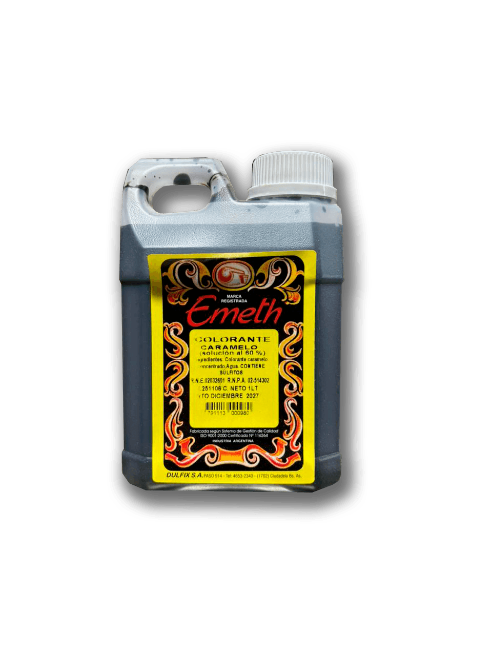 Colorante emeth líquido caramelo - bidón 1 l