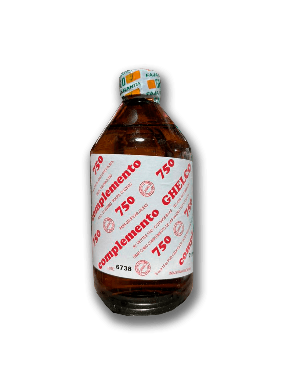 Complemento líquido ghelco - frasco 500 ml