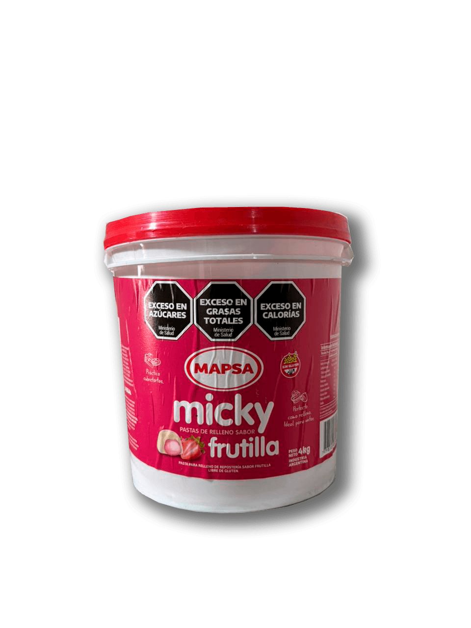 Pasta de frutilla micky - pote 4 kg