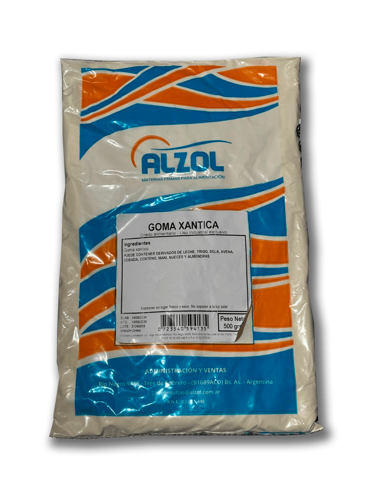 Goma xantica alzol - bolsa 500 g