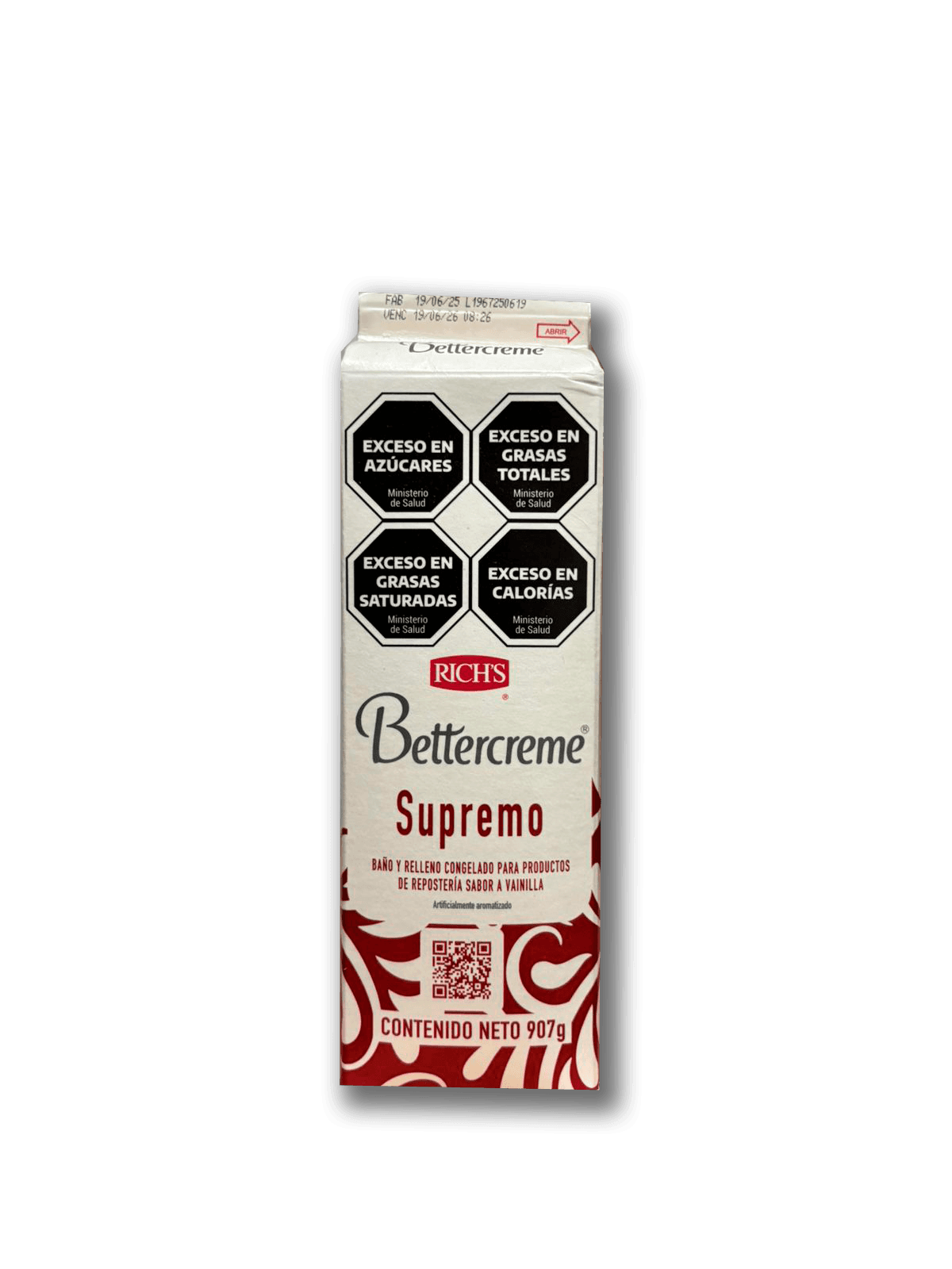Crema richs supremo - tetra brik 907 g
