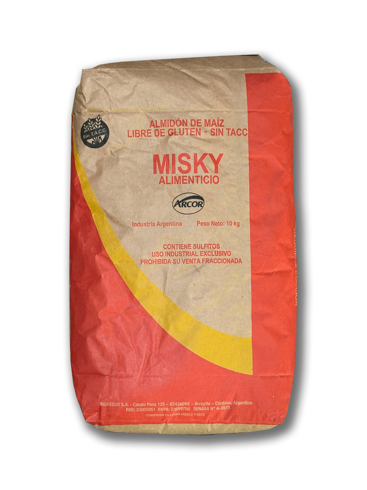 Almidón de maíz misky - bolsa 10 kg