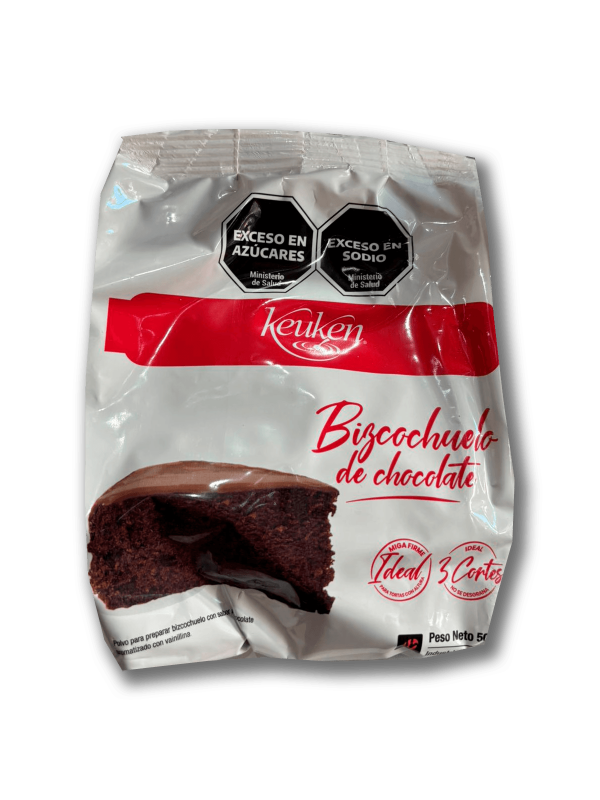 Premezcla de bizcochuelo de chocolate lodiser - bolsa 500 g