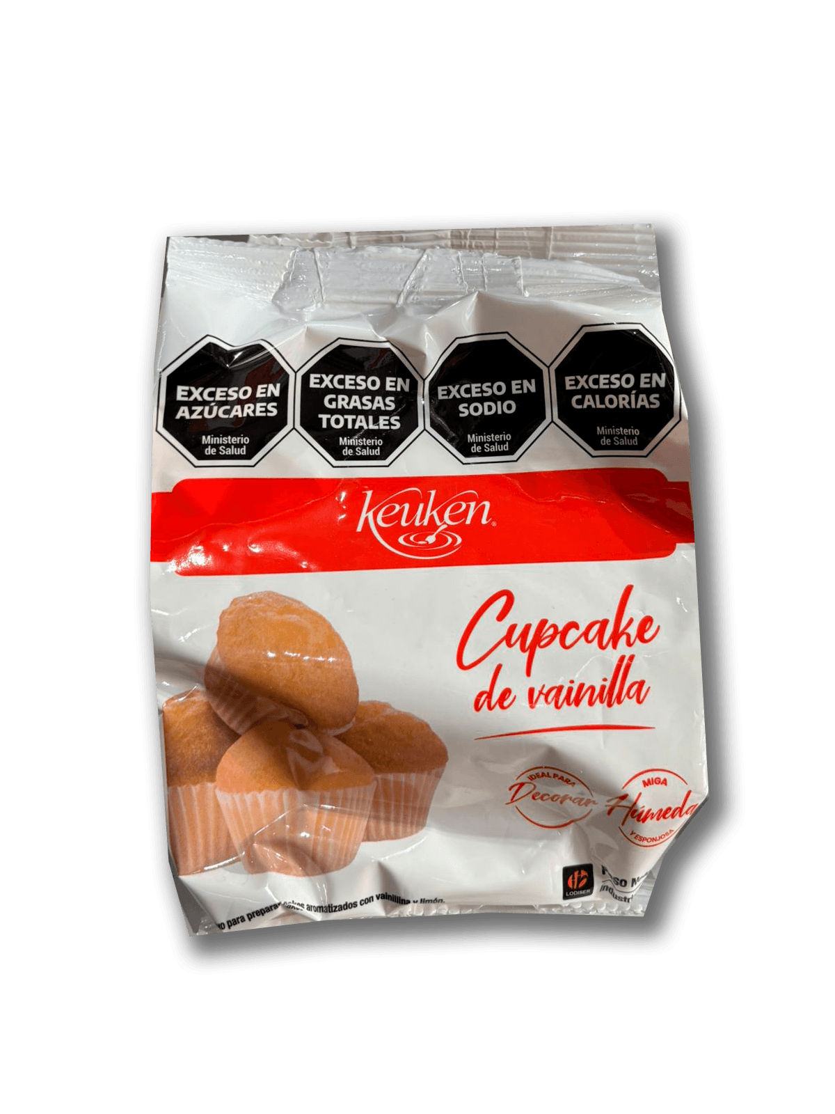 Premezcla de cupcakes de vainilla lodiser - bolsa 500 g