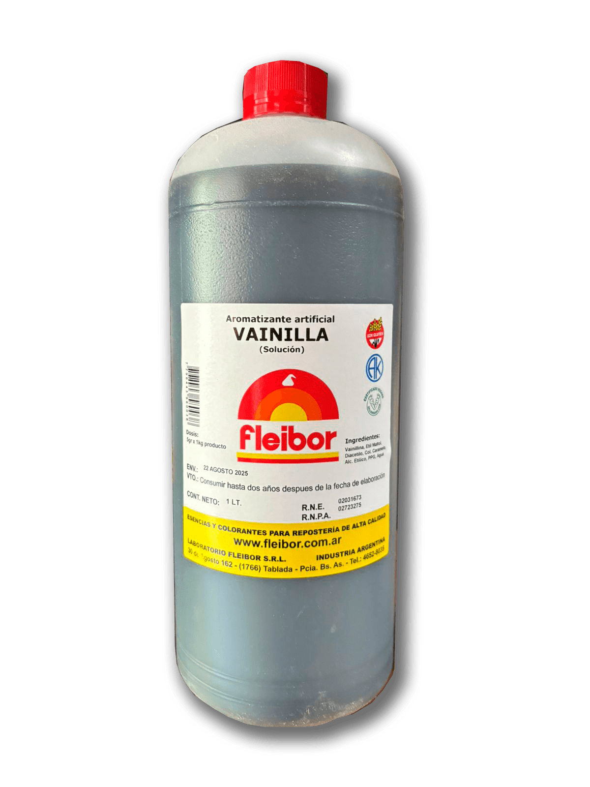 Esencia fleibor vainilla - pote 1 l