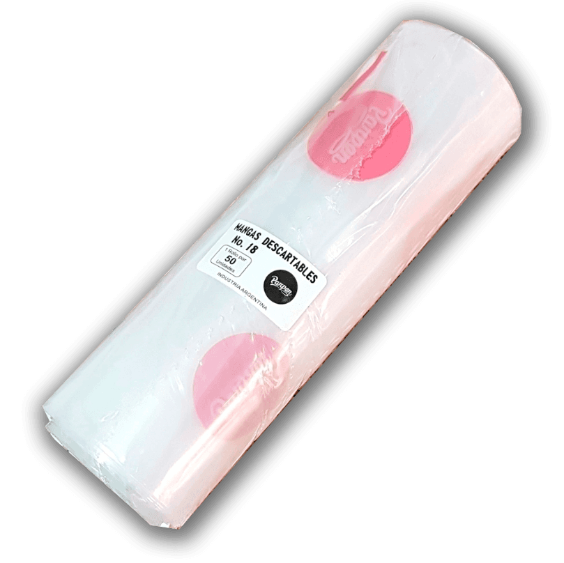 Rollo de mangas descartables de plástico n° 23 - 50 unidades