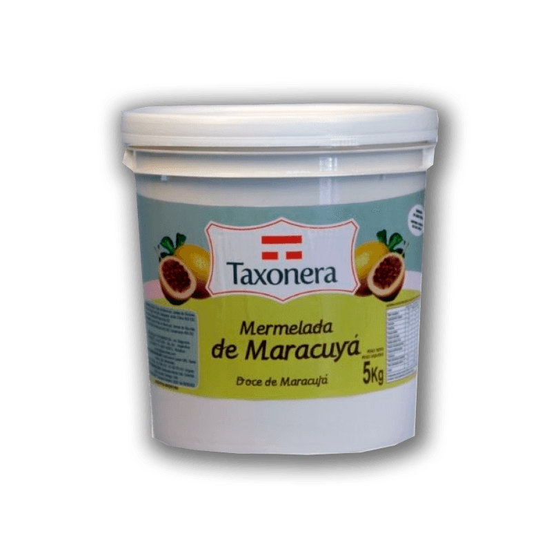 Mermelada maracuya taxonera - balde 5 kg