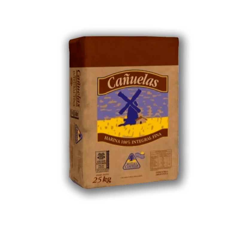 Harina de trigo integral fina pureza - bolsa 25 kg