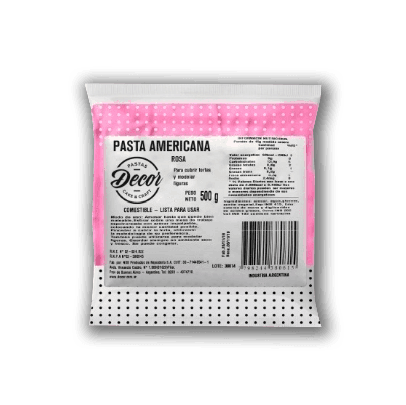 Pasta americana rosa - sachet 500 g