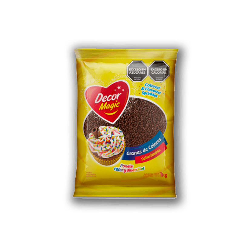 Granas decor magic sabor chocolate - bolsa 1 kg