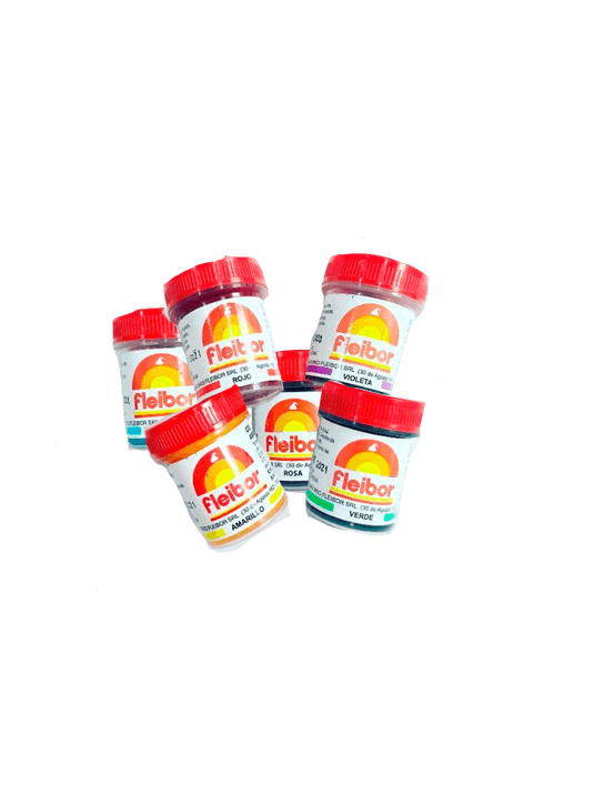 Colorante en pasta fleibor colores varios - pote 15 g