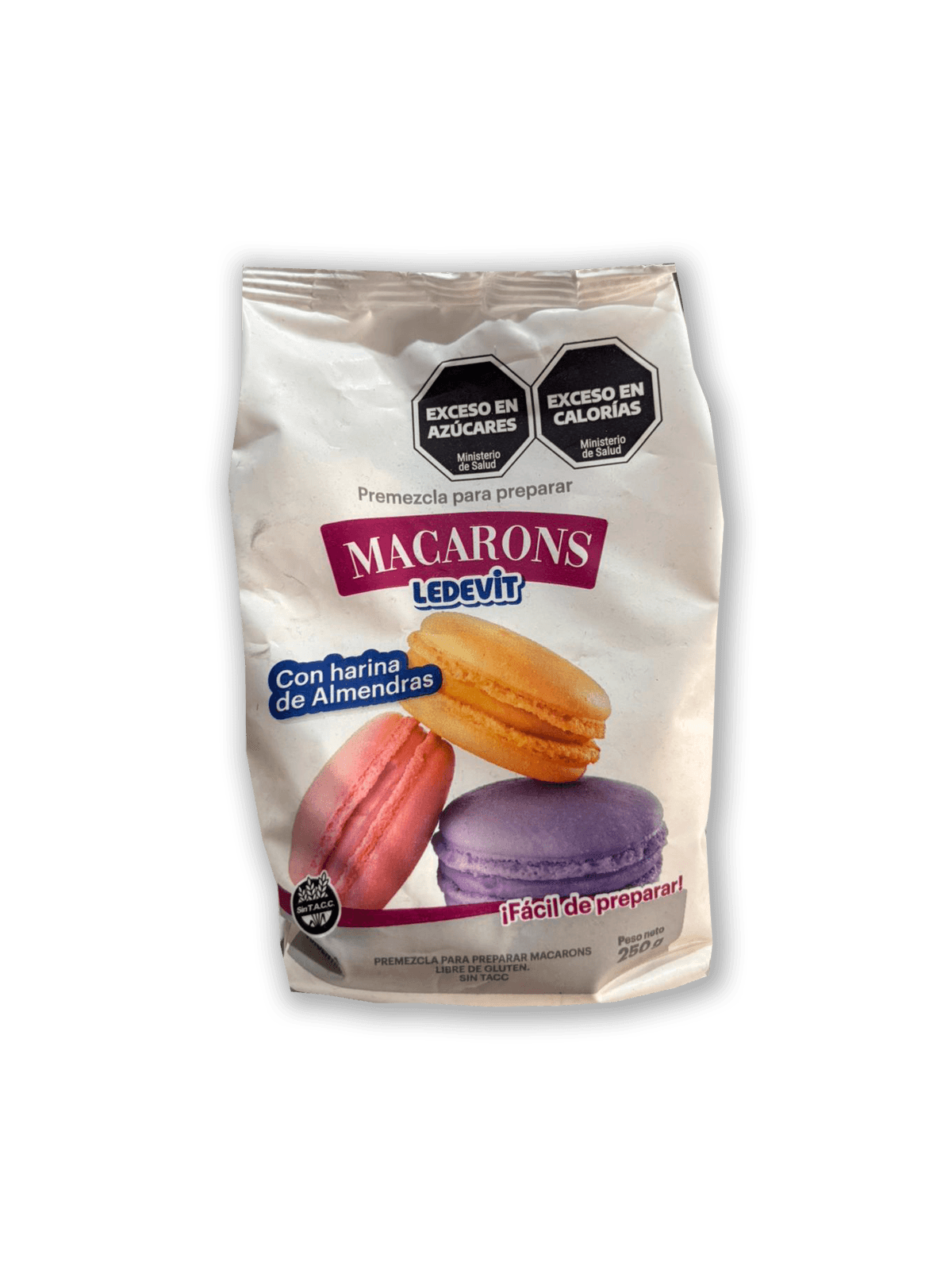 Premezcla para preparar Macarons Ledevit - 250gr