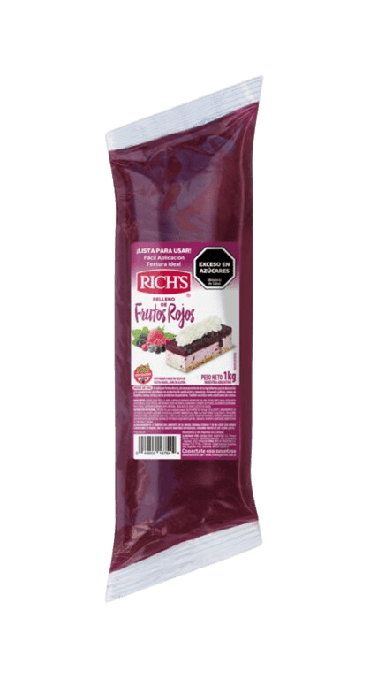 Pulpa relleno de frutos rojos richs - pouch