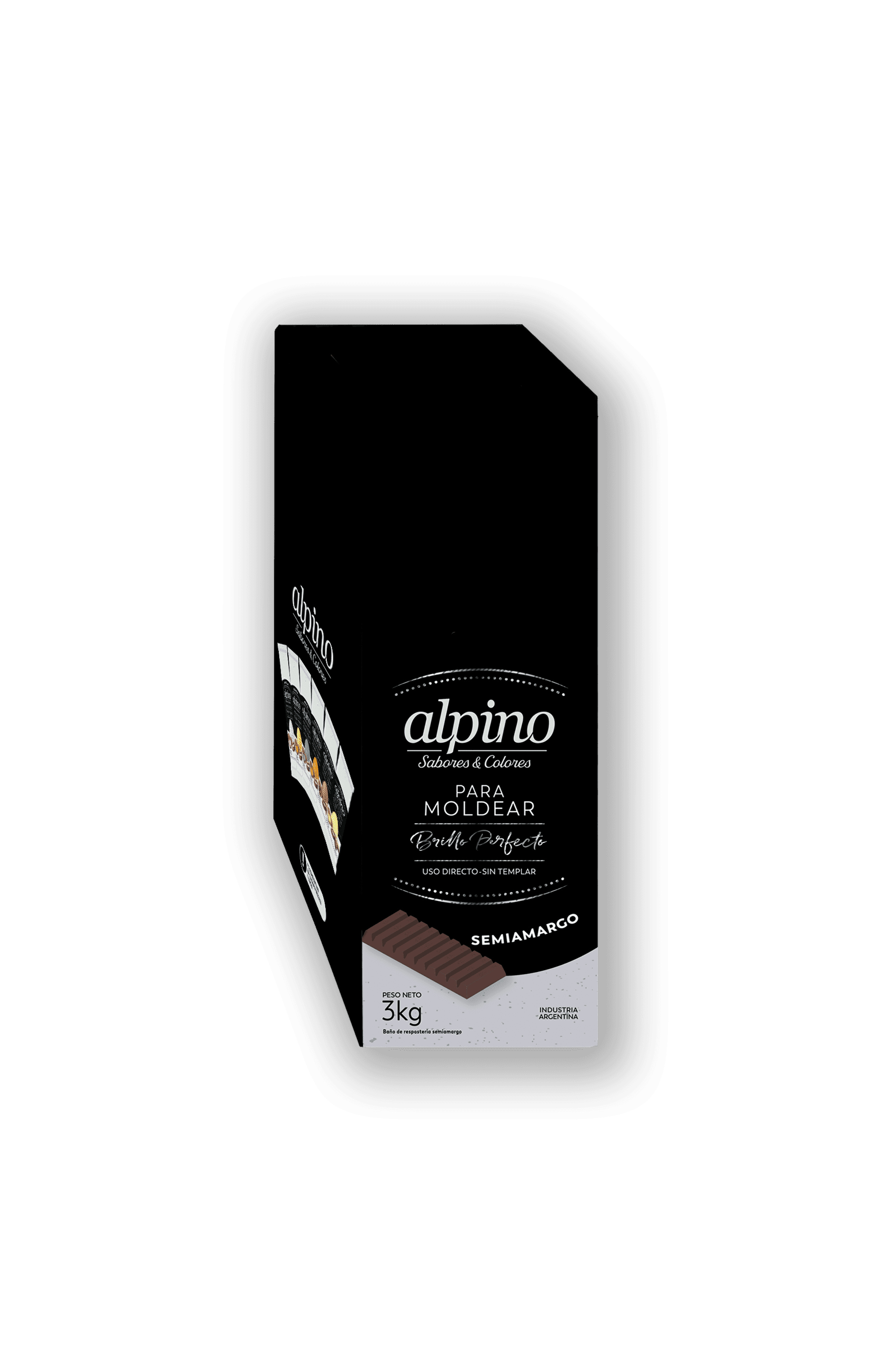 Semiamargo (cód. bam01a) alpino - caja 3 kg