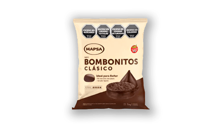 Baño negro bombonitos - bolsa 1 kg