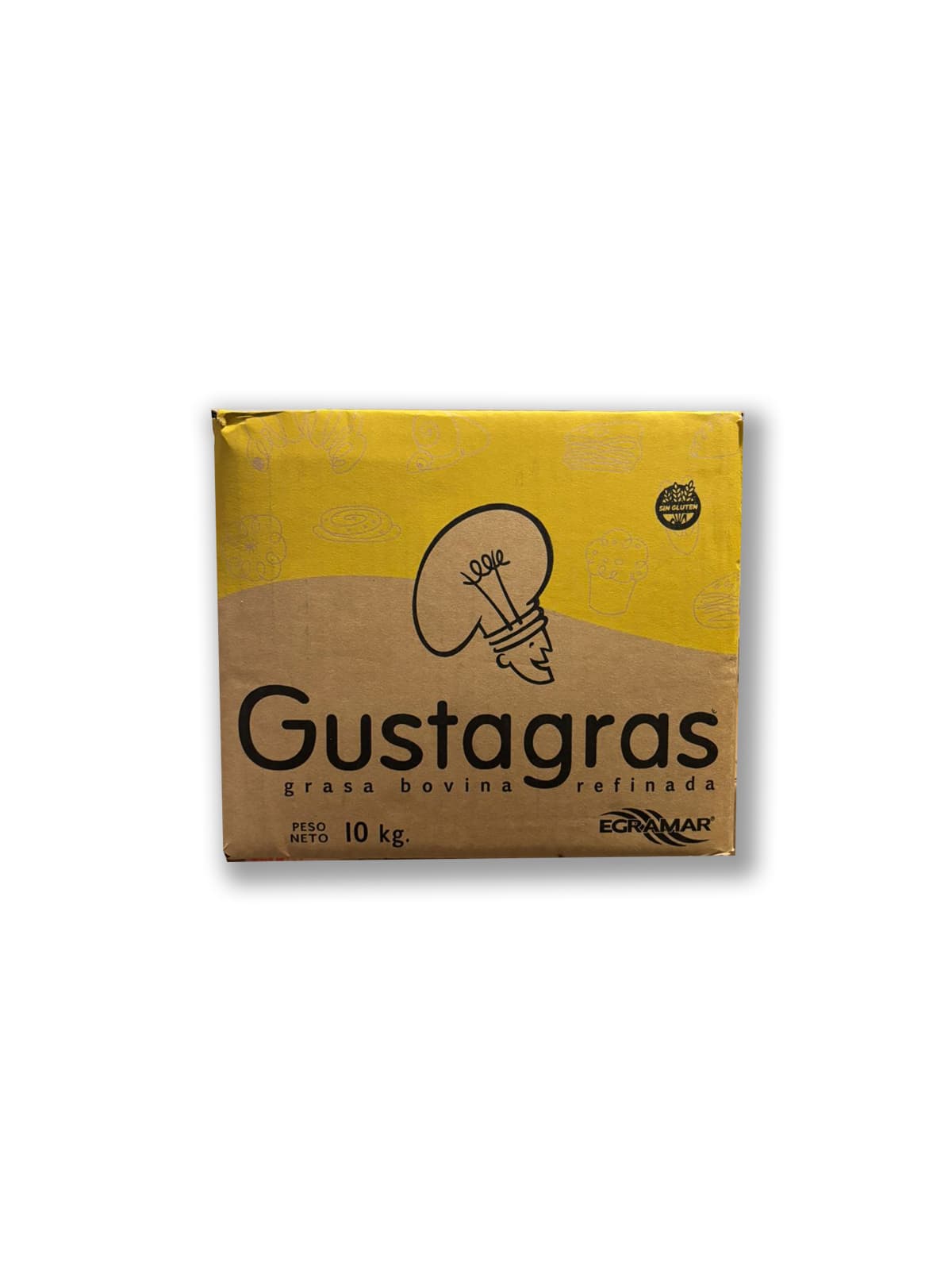 Grasa bovina refinada gustagras - caja 10 kg