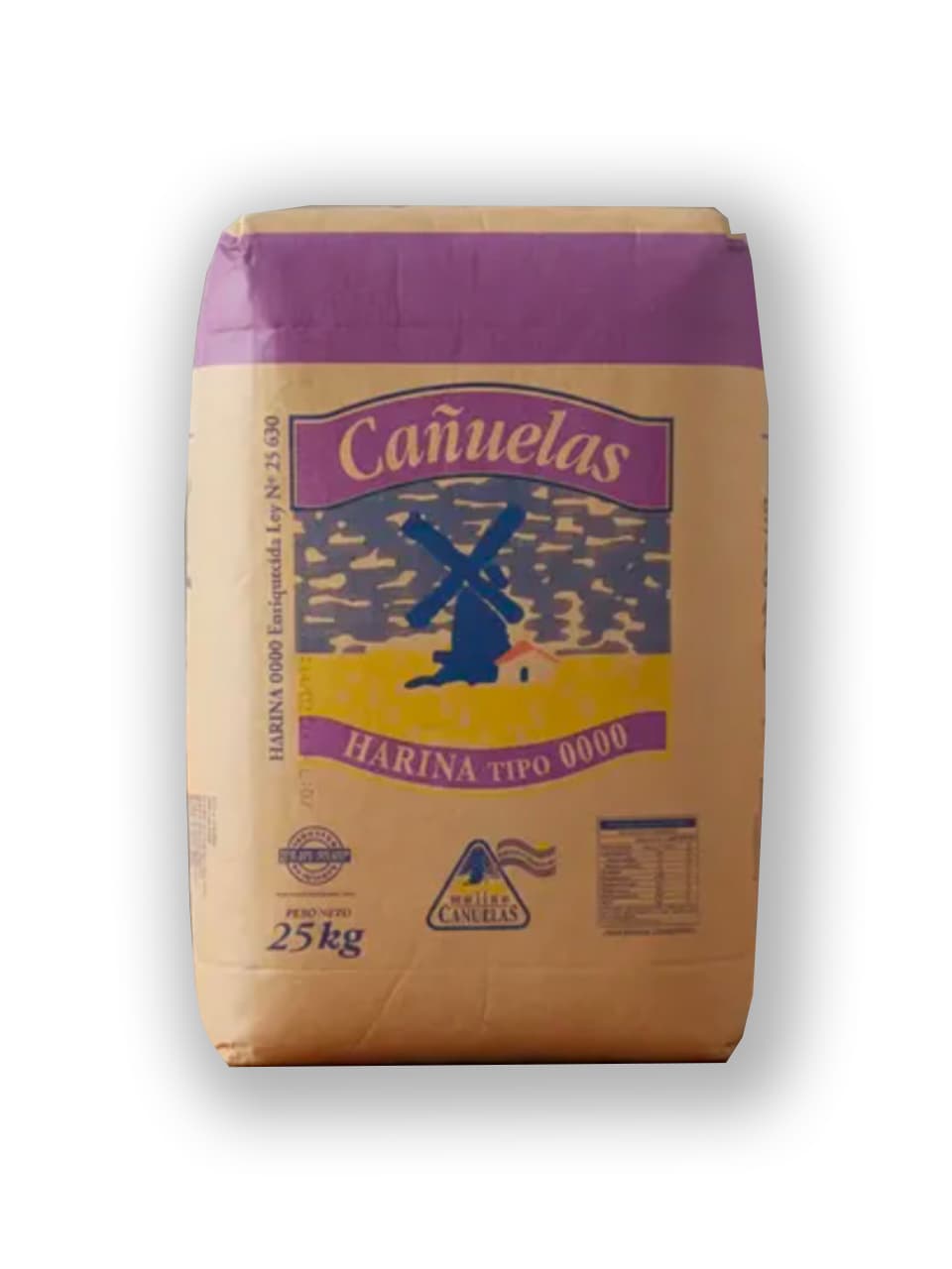 Harina de trigo 0000 Cañuelas- bolsa 25 kg