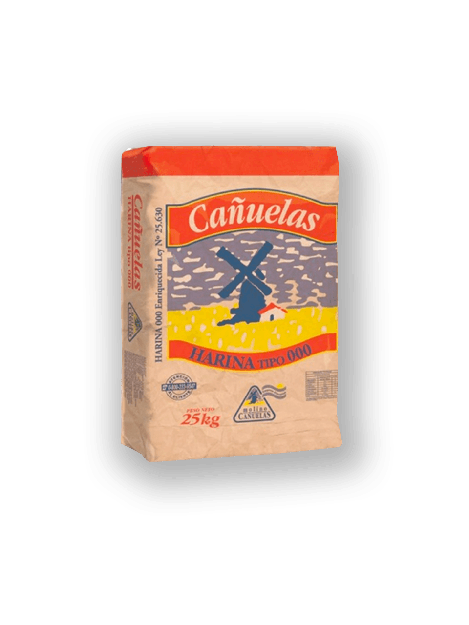 Harina de trigo 000 Cañuelas- bolsa 25 kg